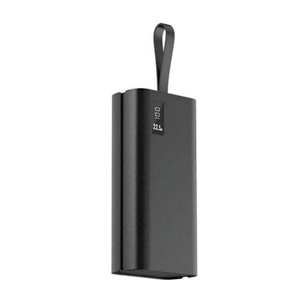 ASPOR A337 22.5W PD 30000MAH FAST CHARGE POWER BANK LCD DISPLAY BLACK