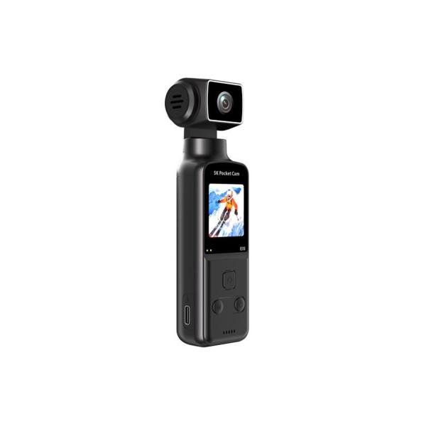 K1 POCKET 5K HD WIFI HANDHELD 270° ROTATABLE SPORTS & VLOGGING ACTION CAMERA